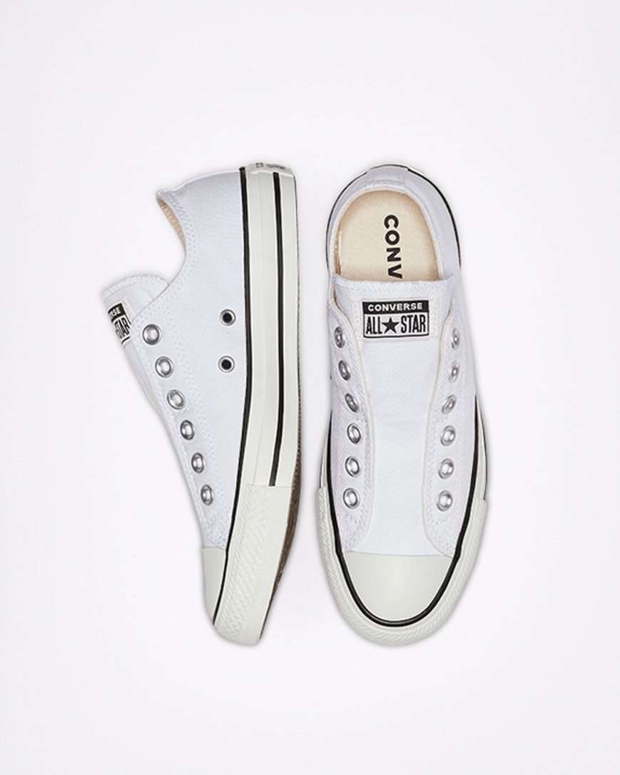 Slip On Tenisky Converse Chuck Taylor All Star Damske Biele Čierne Biele | SK QHWOF3